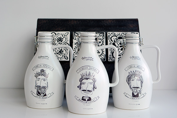 15个白色酒瓶包装设计(图3) 15个白色酒瓶包装设计(图3)