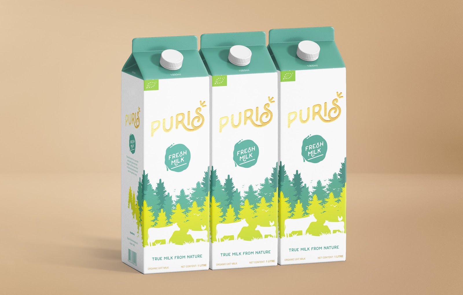 烟台牛奶包装设计(图3) 烟台牛奶包装设计(图3)