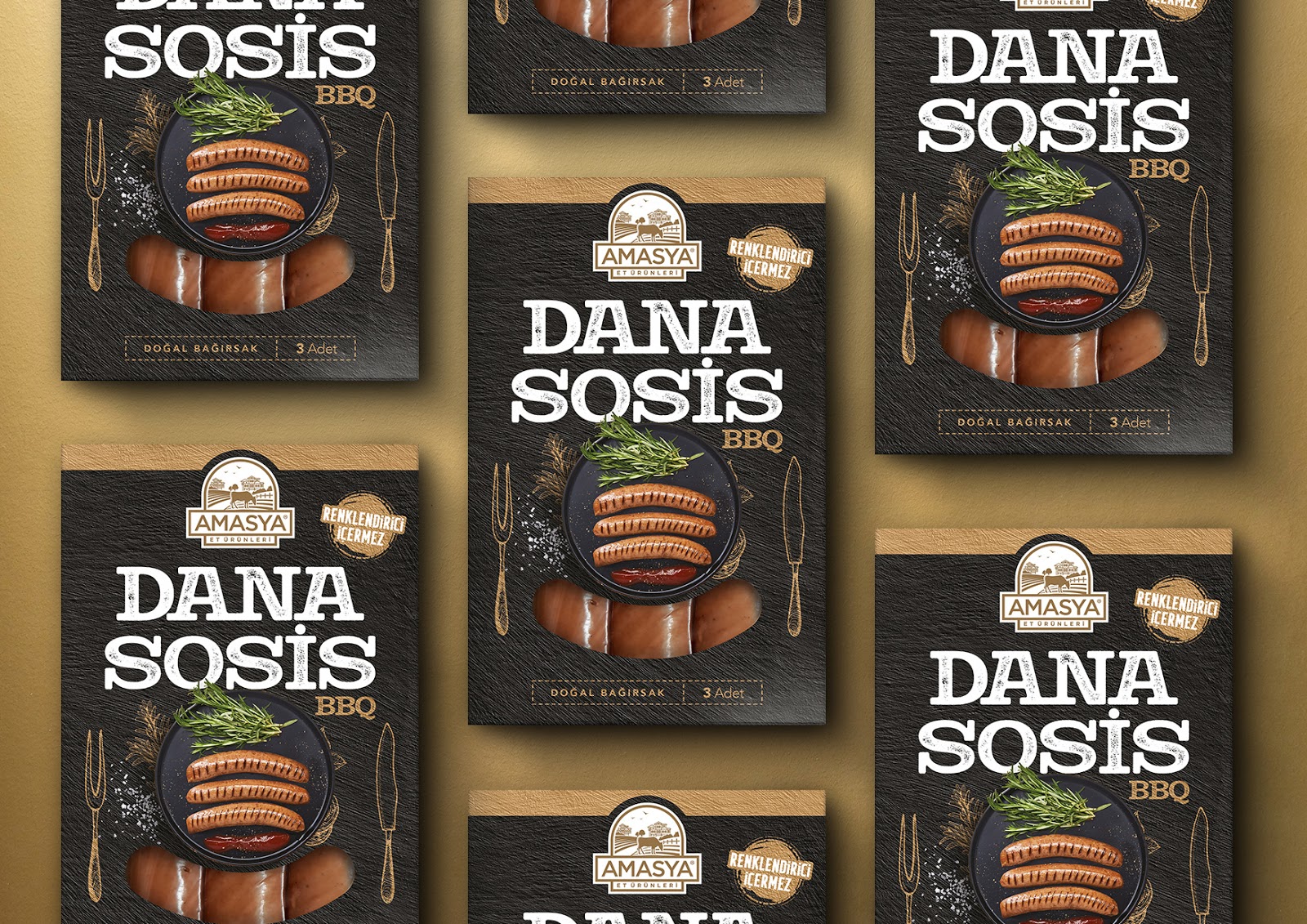 香肠包装设计(图2) 香肠包装设计(图2)