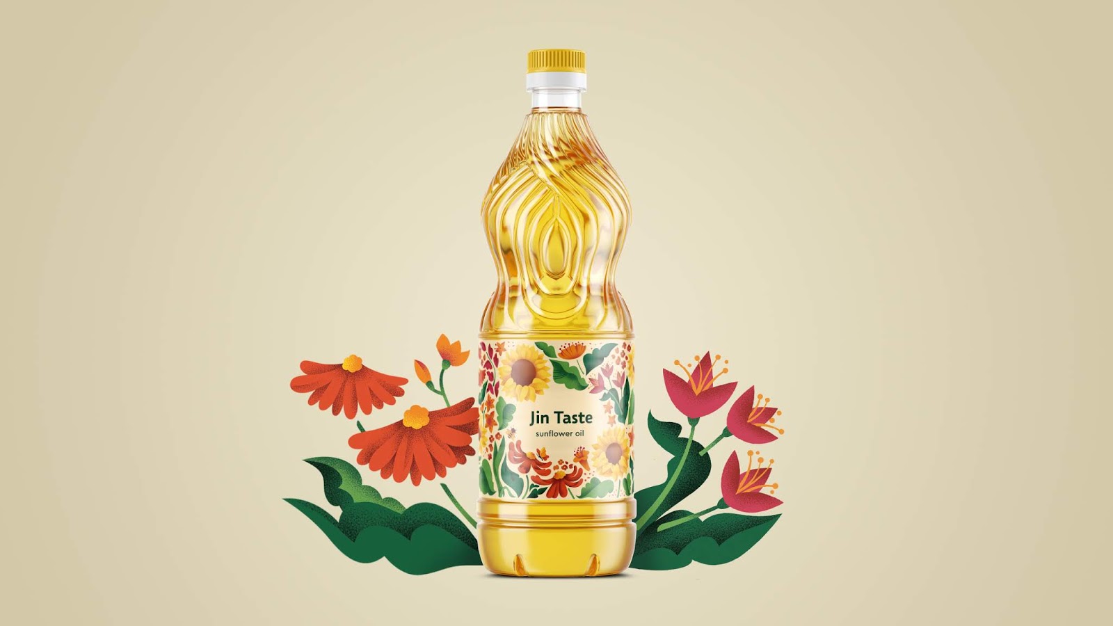 葵花籽油包装设计(图2) 葵花籽油包装设计(图2)