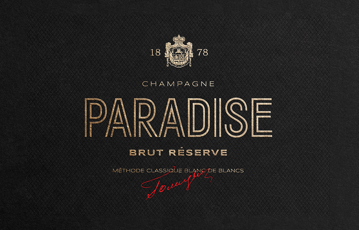 古典香槟包装设计(图3) 古典香槟包装设计(图3)