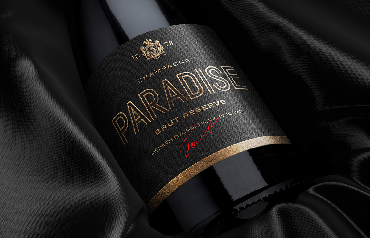 古典香槟包装设计(图5) 古典香槟包装设计(图5)