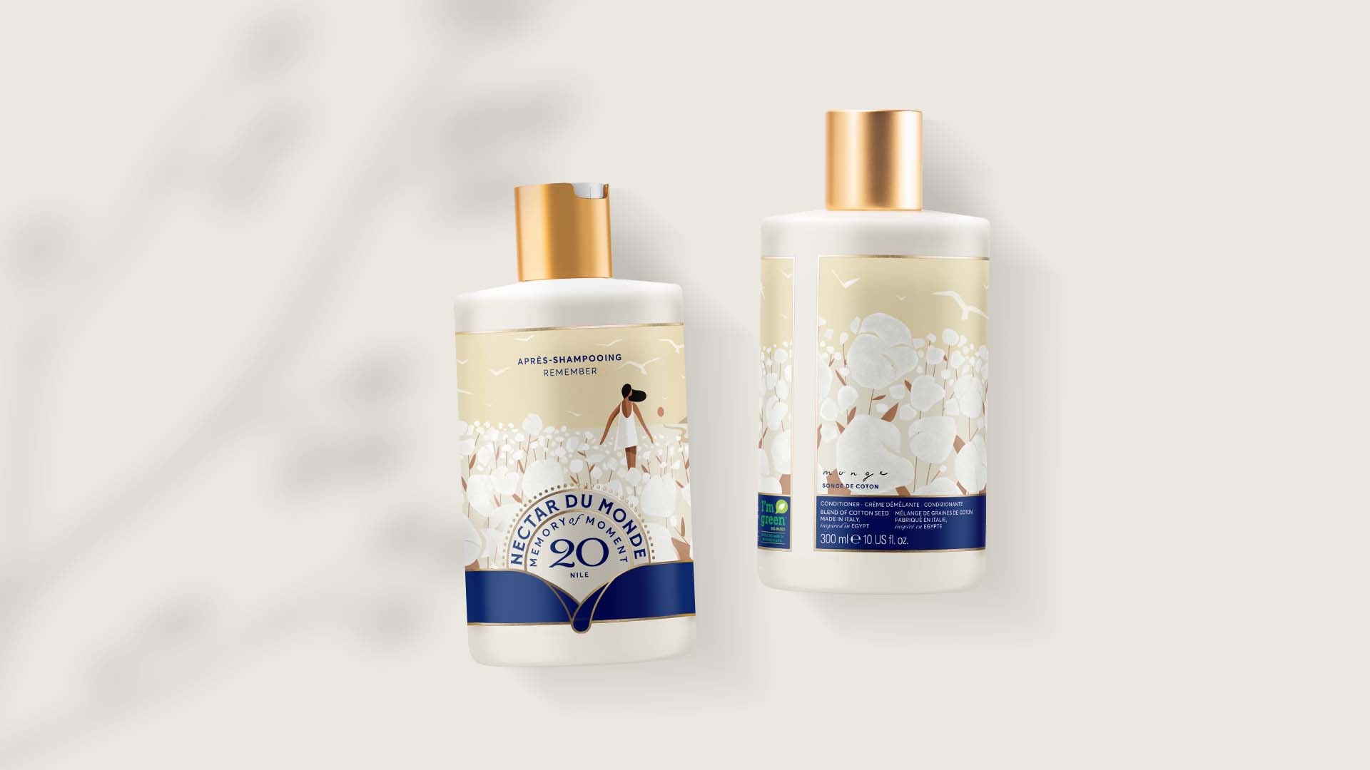 洗护产品包装设计融入插图,运用现代和传统字体结合有不一样视觉感受(图1) 洗护产品包装设计融入插图,运用现代和传统字体结合有不一样视觉感受(图1)