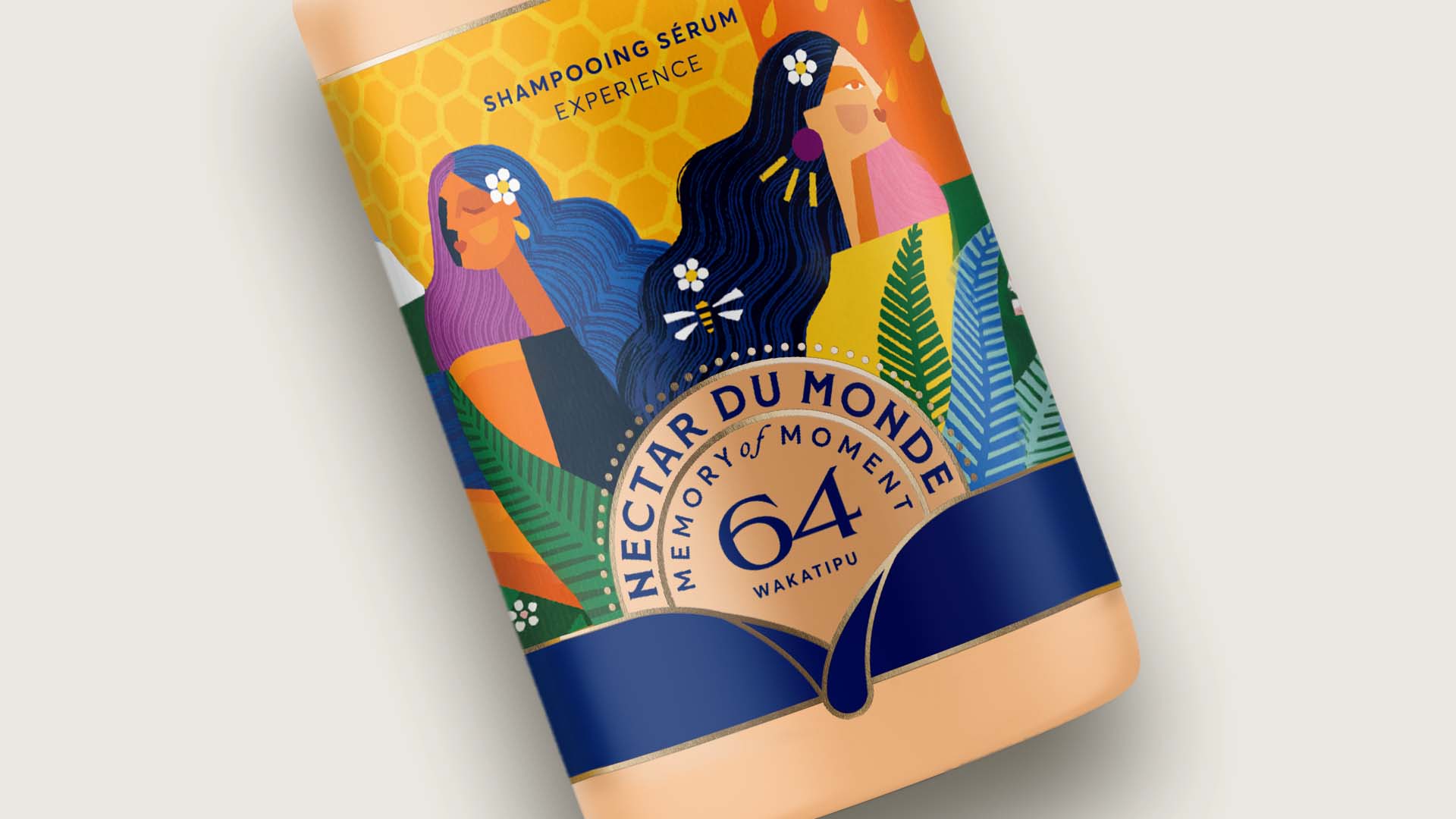 洗护产品包装设计融入插图,运用现代和传统字体结合有不一样视觉感受(图5) 洗护产品包装设计融入插图,运用现代和传统字体结合有不一样视觉感受(图5)