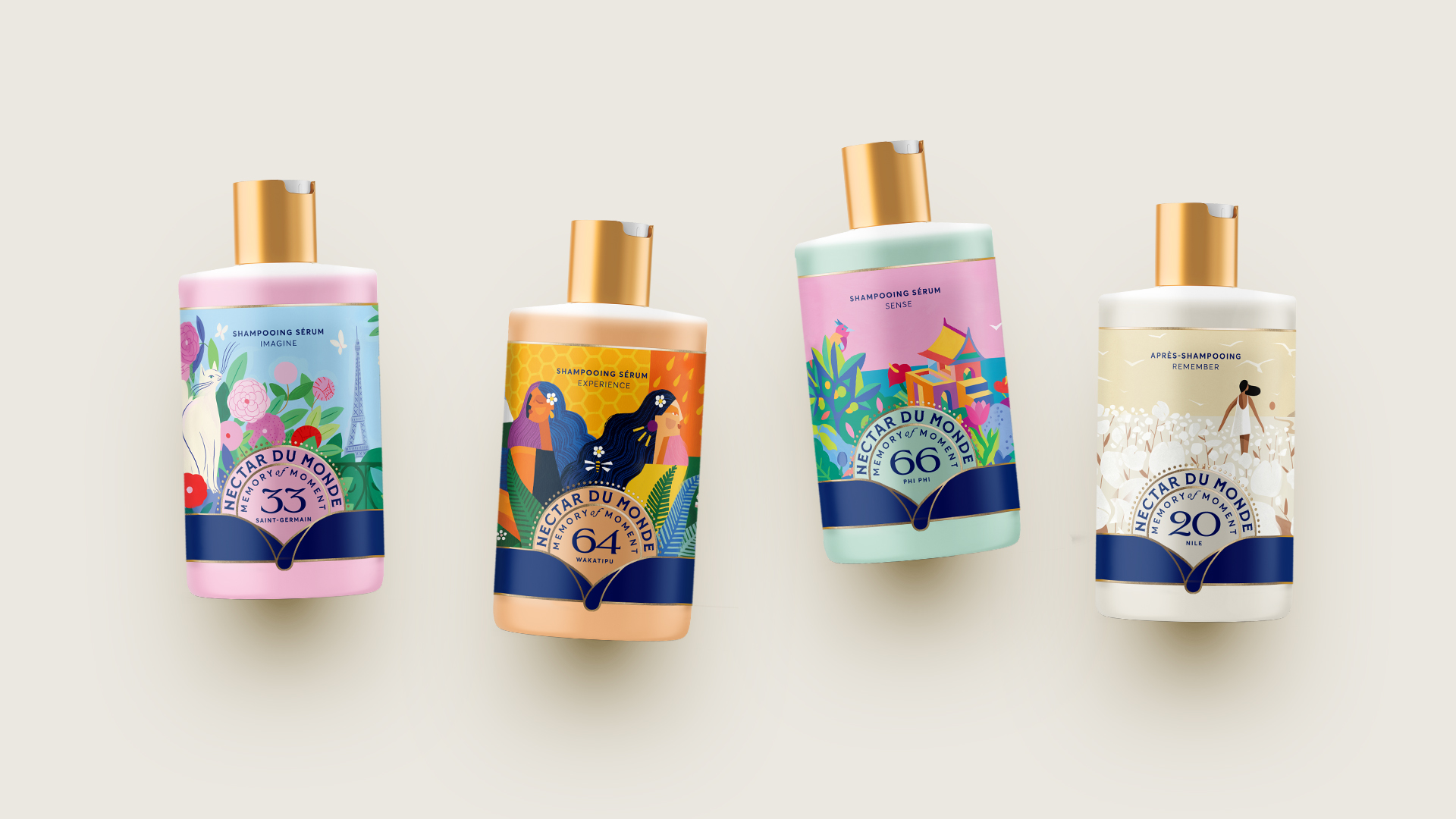 洗护产品包装设计融入插图,运用现代和传统字体结合有不一样视觉感受(图8) 洗护产品包装设计融入插图,运用现代和传统字体结合有不一样视觉感受(图8)