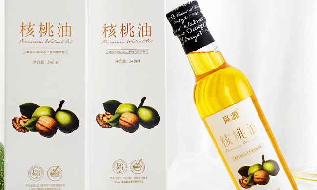 良源核桃油 良源食品包装设计欣赏(图2)