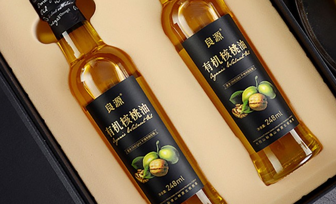良源核桃油 良源食品包装设计欣赏(图3)