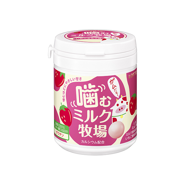 包装设计欣赏嚼牛奶牧场<草莓牛奶> (乐天) (图1) 包装设计欣赏嚼牛奶牧场<草莓牛奶> (乐天) (图1)